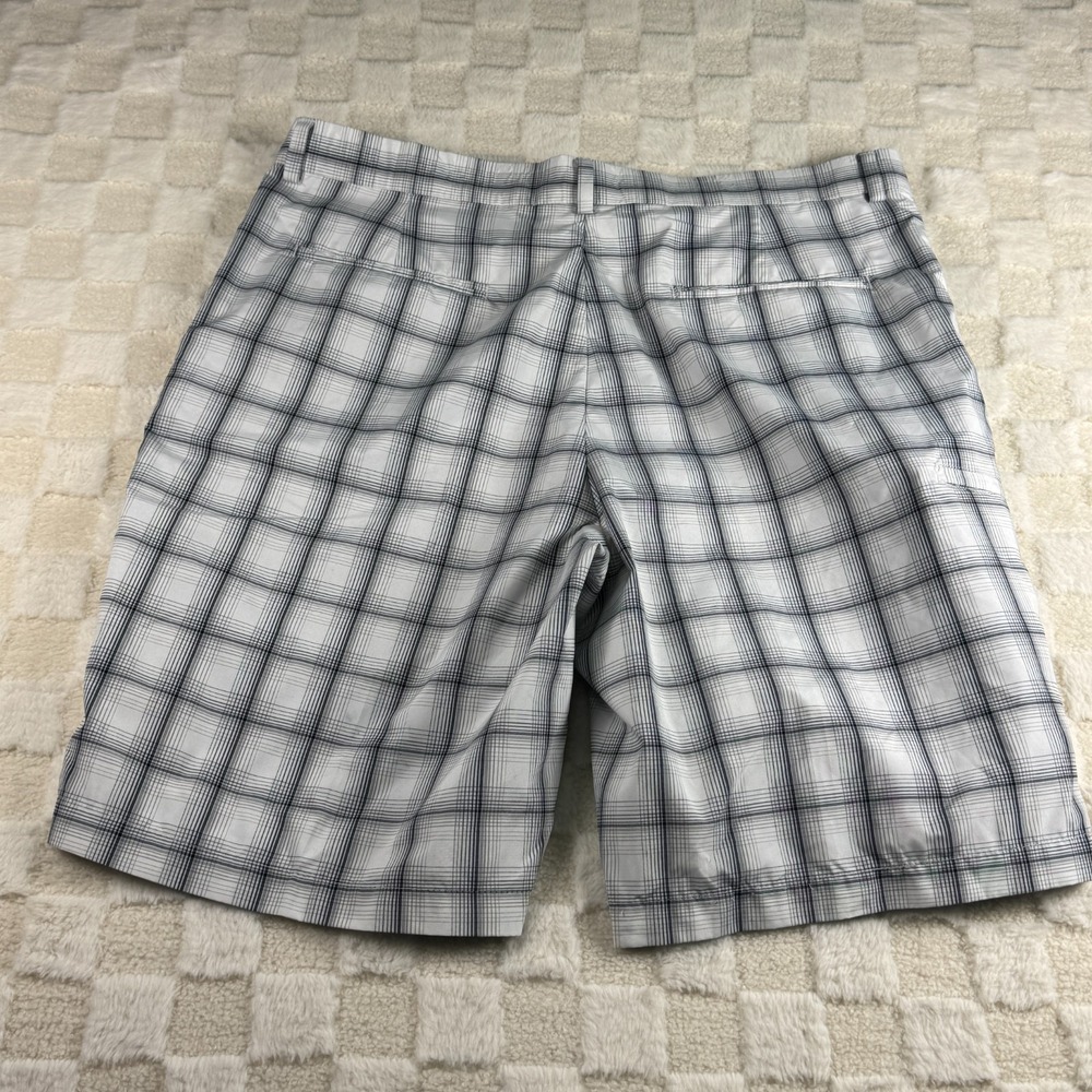 Grand Slam White Plaid Men's Shorts Size 36 with Side Leg‎ Pocket - Picture 6 of 7